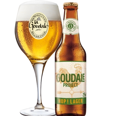 Bia Pháp La Goudale Project Hop Lager 5,2% - Chai 250ml - Thùng 24