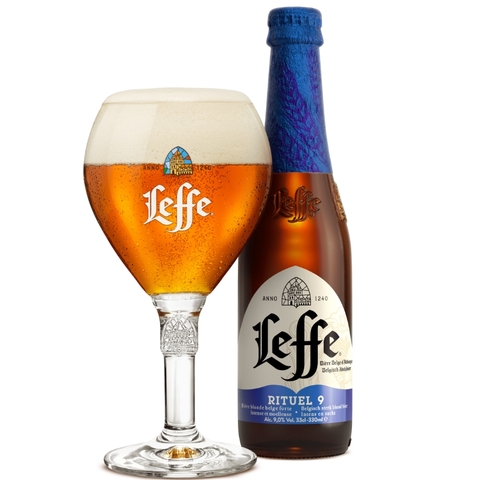 Bia Bỉ Leffe Rituel 9% - Chai 330ml - Thùng 24