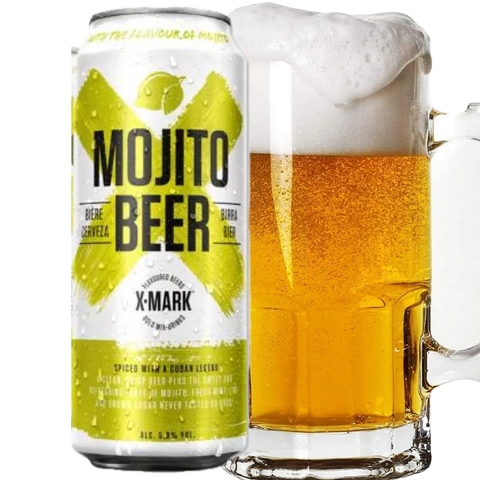Bia Hà Lan Mojito X Mark 5,9% - Lon 500ml - Thùng 12