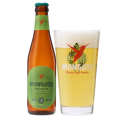 Bia Bỉ Mongozo Premium Pilsner 5,0% - Chai 330ml - Thùng 24