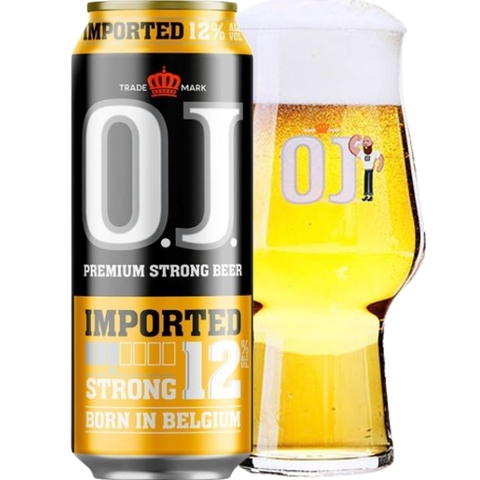 Bia Bỉ OJ Strong Imported 12,0% - Lon 500ml - Thùng 24