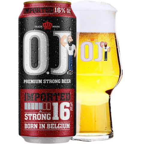 Bia Bỉ OJ Strong Imported 16,0% - Lon 500ml - Thùng 24