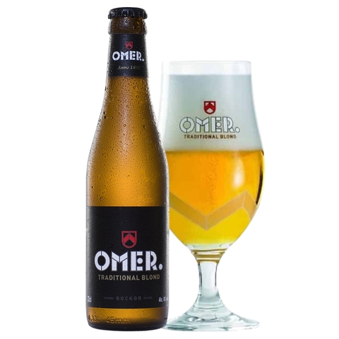 Bia Pháp Omer Traditional Blond 8,0% - Chai 330ml - Thùng 24