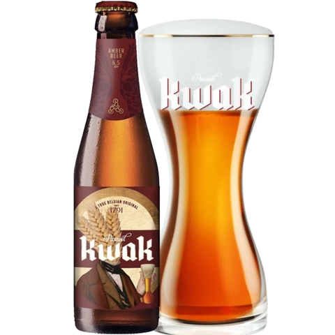 Bia Bỉ Pauwel Kwak 8,4% - Chai 330ml - Thùng 24