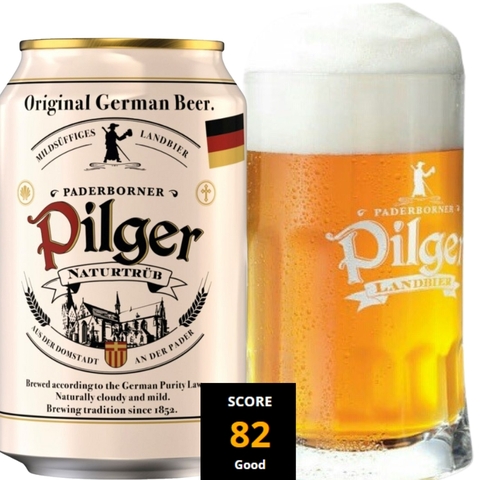 Bia Đức Paderborner Pilger Natrub 5,0% - Lon 330ml - Thùng 24