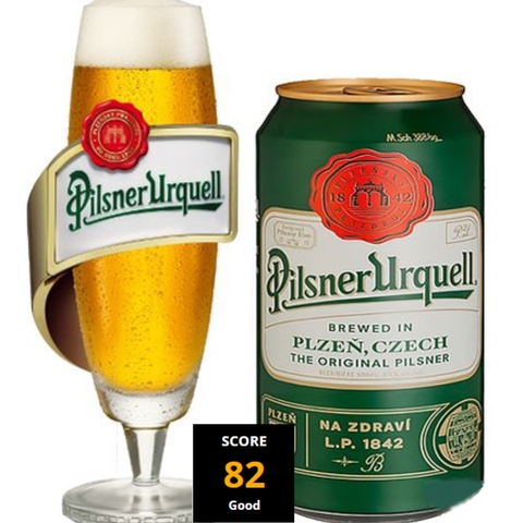 Bia Tiệp Pilsner Urquell 4,4% - Lon 330ml - Thùng 24
