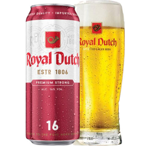 Bia Hà Lan Royal Dutch 16% - Lon 500ml - Thùng 24
