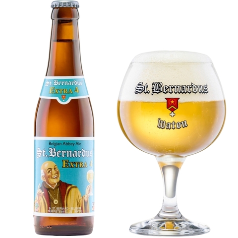 Bia Bỉ St. Bernardus Extra 4 4,8% - Chai 330ml - Thùng 24