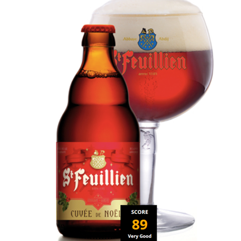 Bia Bỉ St Feuillien Cuvee de Noel 9,0% - Chai 330ml - Thùng 24