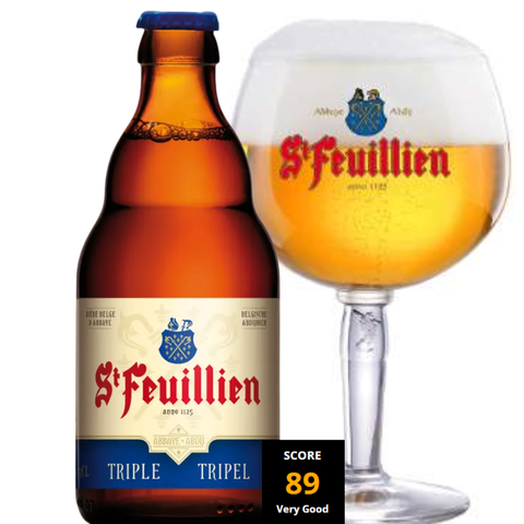 Bia Bỉ St Feuillien Triple 8,5% - Chai 330ml - Thùng 24