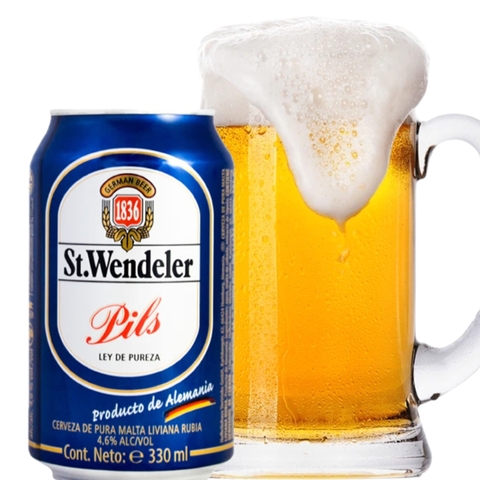 Bia Đức ST.Wendeler Pils 4,6% - Lon 330ml - Thùng 24