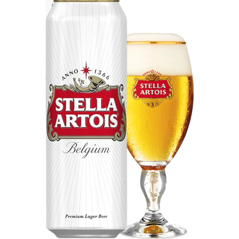 Bia Bỉ Stella Artois 5,0% - Lon 568ml - Thùng 24