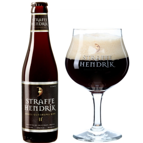 Bia Bỉ Straffe Hendrik Brugs Quadrupel 11,0% - Chai 330ml - Thùng 24