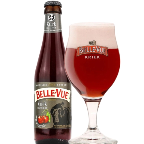 Bia Bỉ Belle-Vue Kriek 5,2% - Chai 330ml - Thùng 24