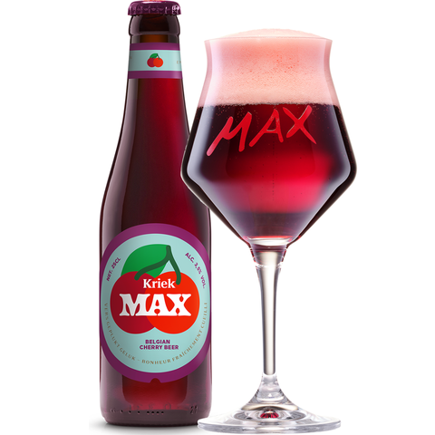 Bia Bỉ trái cây Kriek Max 3,5% - Chai 250ml - Thùng 24