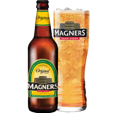 Bia trái cây Ireland Magner Original Apple (Táo) 4,5% - Chai 330ml - Thùng 24