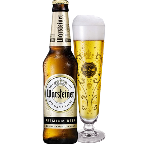 Bia Đức Warsteiner Pilsner 4,8% - Chai 330ml - Thùng 24