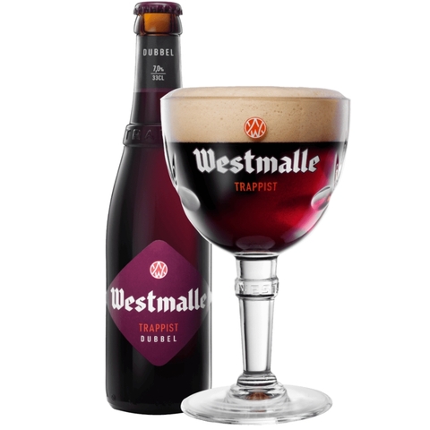 Bia Bỉ Westmalle Dubbel Trappist 7,0% - Chai 330ml - Thùng 24