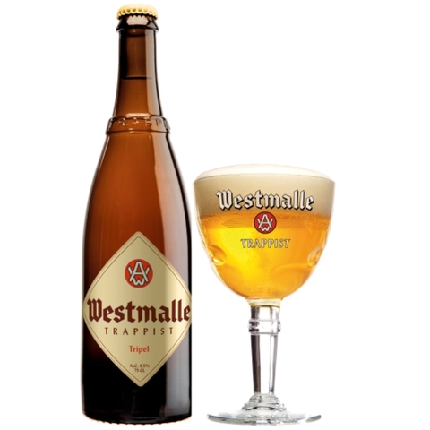 Bia Bỉ Westmalle Triple Trappist 9,5% - Chai 750ml - Thùng 6