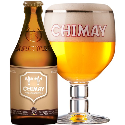 Bia Bỉ Chimay Vàng Gold Trappist 4,8% - Chai 330ml - Thùng 24