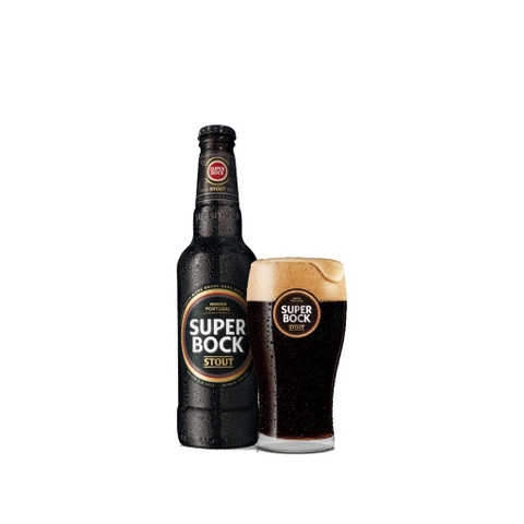 Bia Bồ Đào Nha Super Bock Stout 5,2% - Chai 250ml - Thùng 24