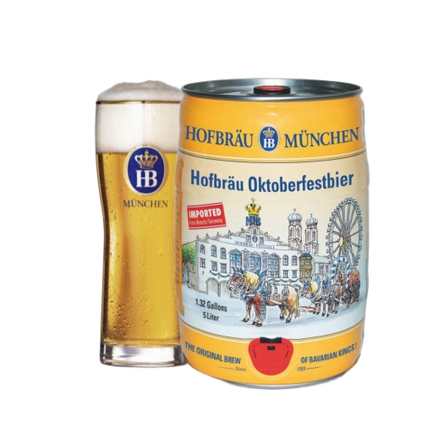 Bia Đức HB Munchen Oktoberfest 6,3% - Bom 5 Lít - Thùng 2