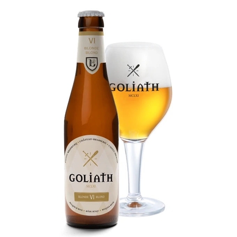 Bia Bỉ Goliath Blond 6,0% - Chai 330ml - Thùng 24