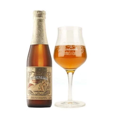 Bia trái cây Bỉ Lindemans Pecheresse (Đào) 2,5% - Chai 250ml - Thùng 24