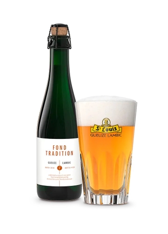 Bia Bỉ St.Louis Gueze Fond Tradition 5,0% - Chai 375ml - Thùng 12