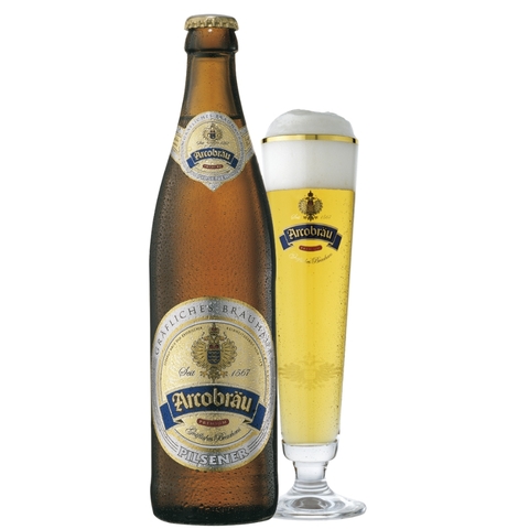 Bia Đức Arcobrau Pilsener 4,9% - Chai 500ml - Thùng 20