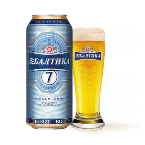 Bia Nga Baltika số 7 5,4% - Lon 900ml - Thùng 12