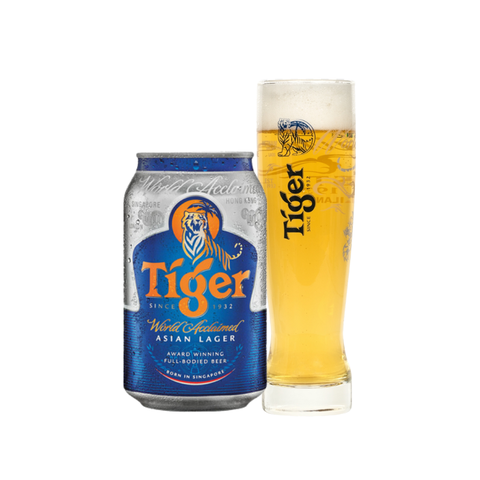 Bia Hà Lan Tiger 5,0% - Lon 330ml - Thùng 24
