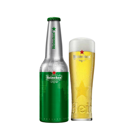 Bia VN Heineken Aluminium  5,0% - Chai 325ml - Thùng 24