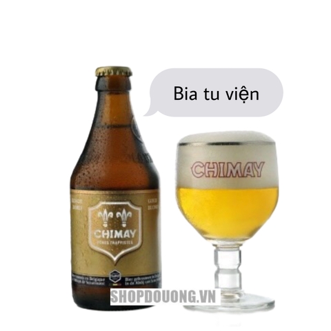 Bia Bỉ Chimay Vàng Gold Trappist 4,8% - Chai 330ml - Thùng 24