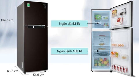 Tủ lạnh Samsung Inverter 236 lít RT22M4032BU