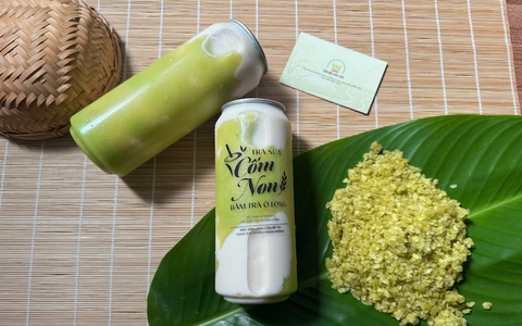 Trà sữa cốm cách làm tại nhà đơn giản, thơm vị cốm Hà Nội
