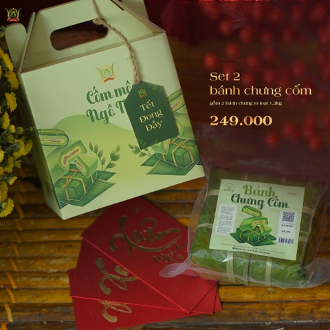Set 02 bánh chưng tết