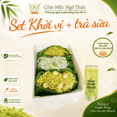 Set Khởi vị+ trà sữa