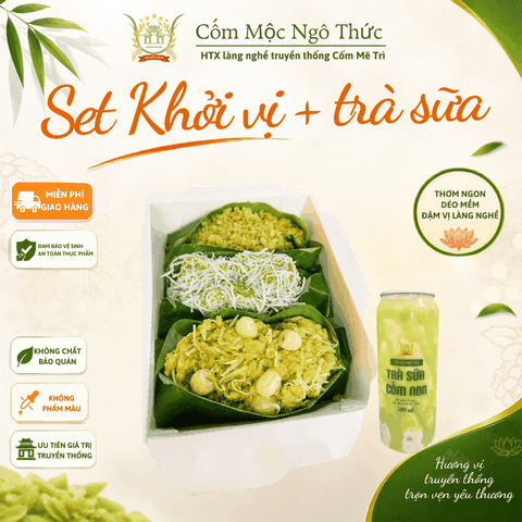 Set Khởi vị+ trà sữa