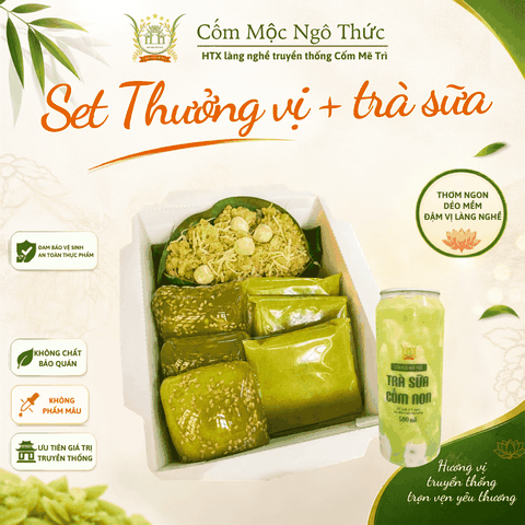 Set Thưởng vị+ trà sữa
