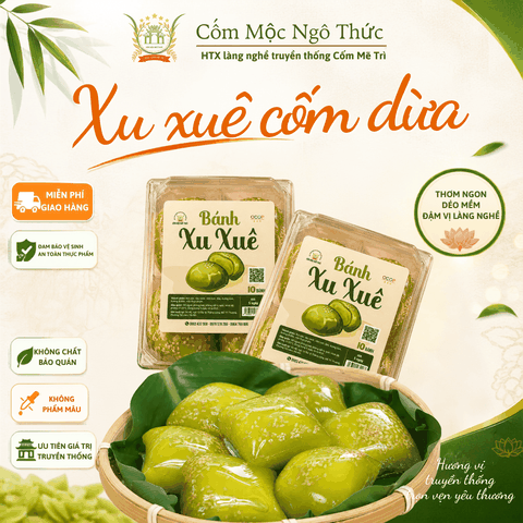 Xu Xuê Cốm Xào Dừa (10 Chiếc)