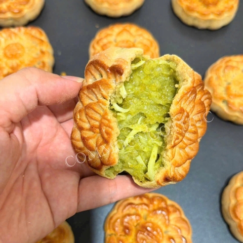 Bánh Trung Thu Cốm Mộc Kinh Kỳ – Bánh Nướng Nhân cốm xào