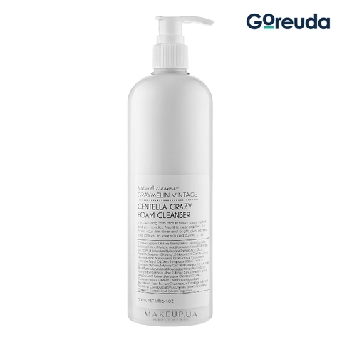 Sữa rửa mặt cải thiện màu da Graymelin Vintage Astaxanthin Crazy Foam Cleanser - 500ml Sữa Rửa Mặt Cải Thiện Màu Da Graymelin Vintage Astaxanthin Crazy Foam Cleanser - 500Ml