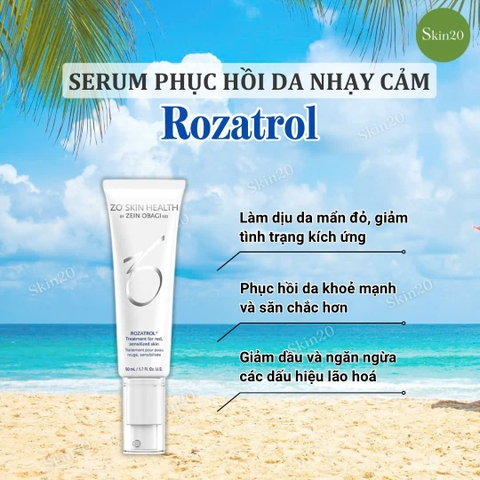 Serum phục hồi, giảm đỏ ZO Skin Health Rozatrol - 50ml