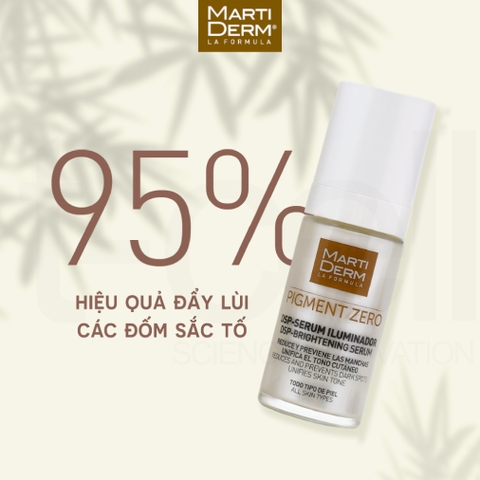 Tinh chất làm sáng da, duy trì sau điều trị Hydroquinone Martiderm Pigment Zero DSP Serum Illuminador - 30ml