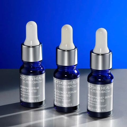 Tinh chất hỗ trợ giảm nám tàn nhang, sáng đều màu da chuyên sâu ZO Brightalive Serum Accelerated - 6lọ x 8ml