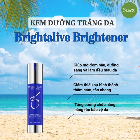 Kem dưỡng sáng da ZO Brightalive Skin Brightener