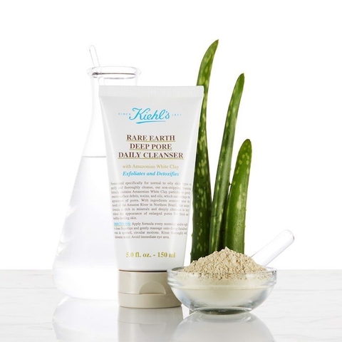 Sữa rửa mặt Đất Sét Kiehl's Rare Earth Deep Pore Daily Cleanser