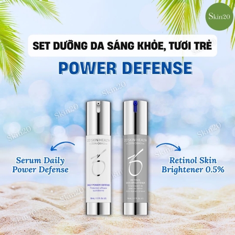 Set dưỡng da sáng khoẻ, tươi trẻ ZO Skin Heath Power Defense