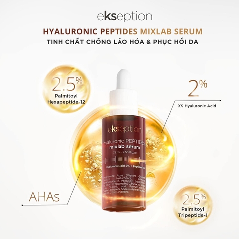 Serum phục hồi, chống lão hoá Ekseption Hyaluronic Peptide - 75ml